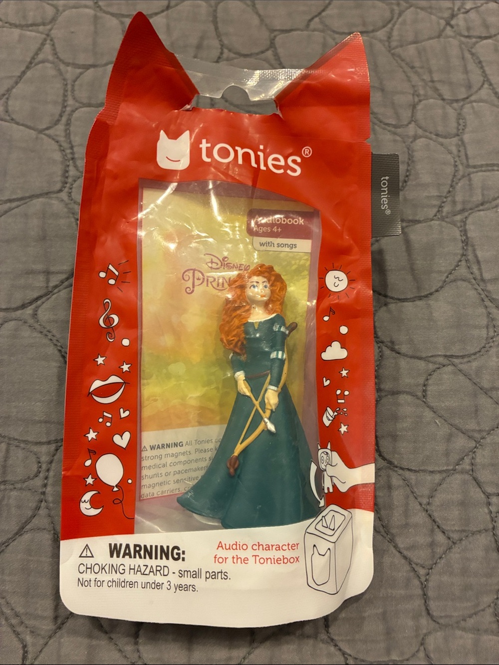 NWT Tonies Disney Princess Merida Tonie From the Movie Brave